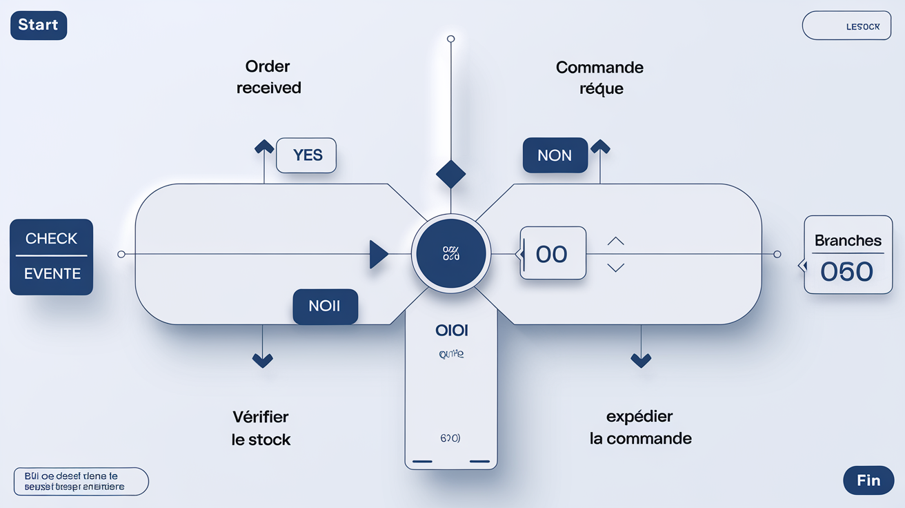 Mini flow BPMN commande client