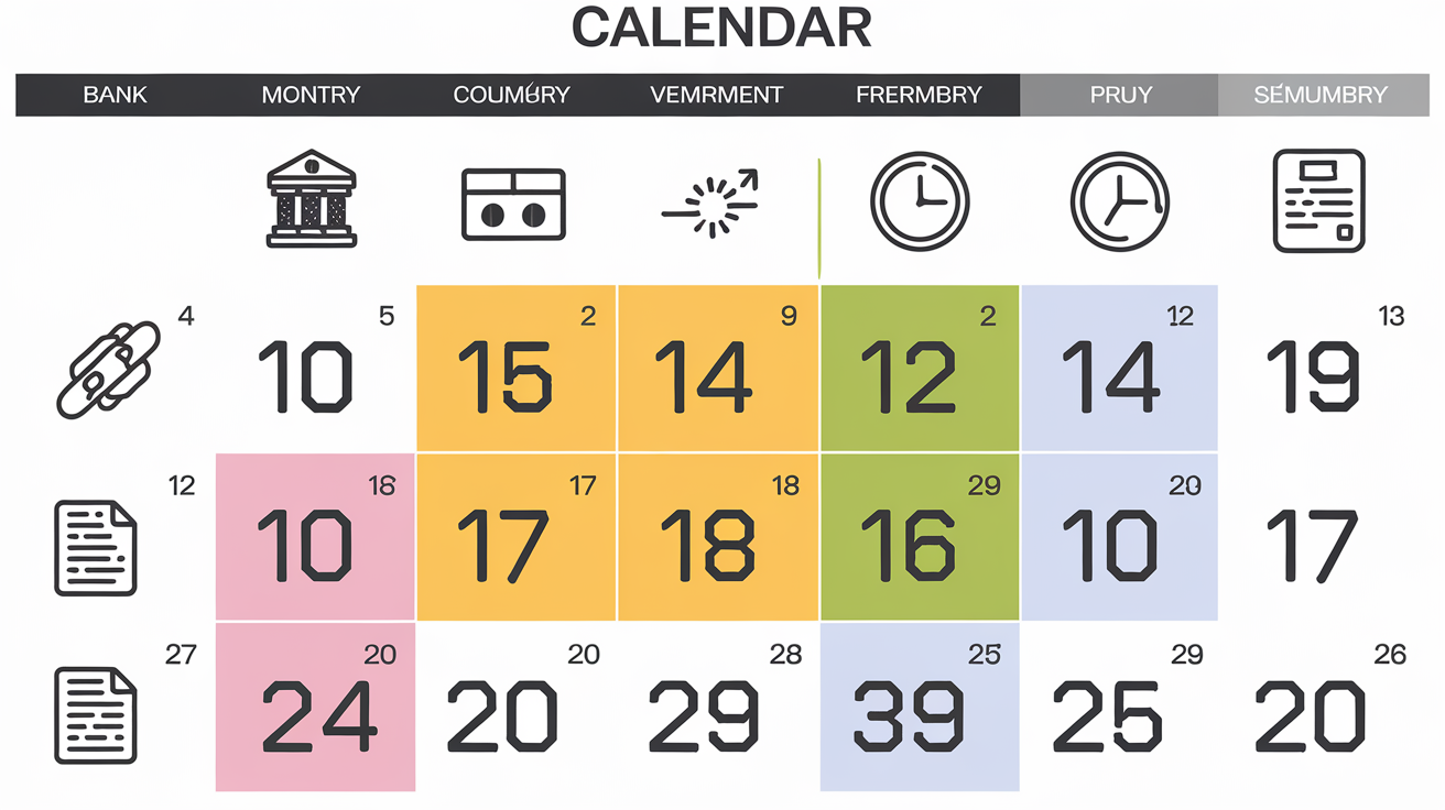 Calendrier des versements mensuels de l'ARE