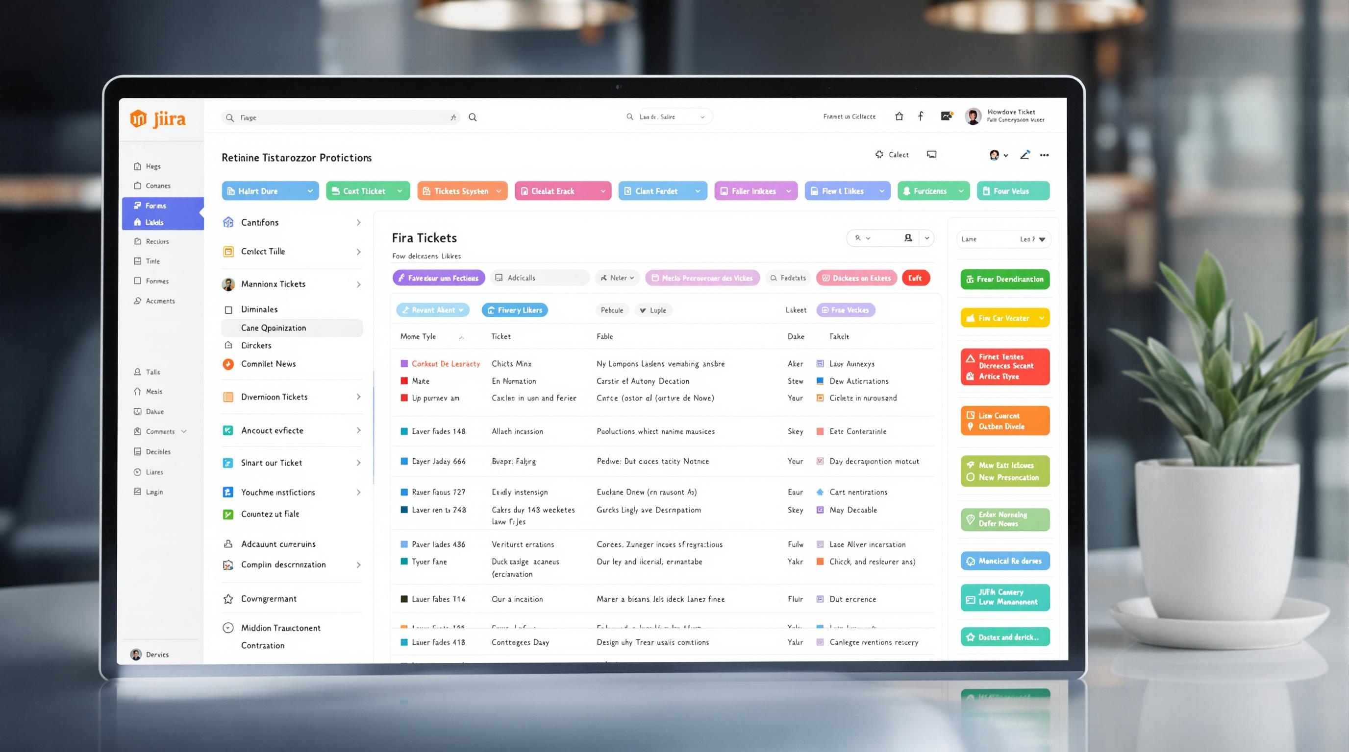 Arborescence structurée d’un projet dans Jira
