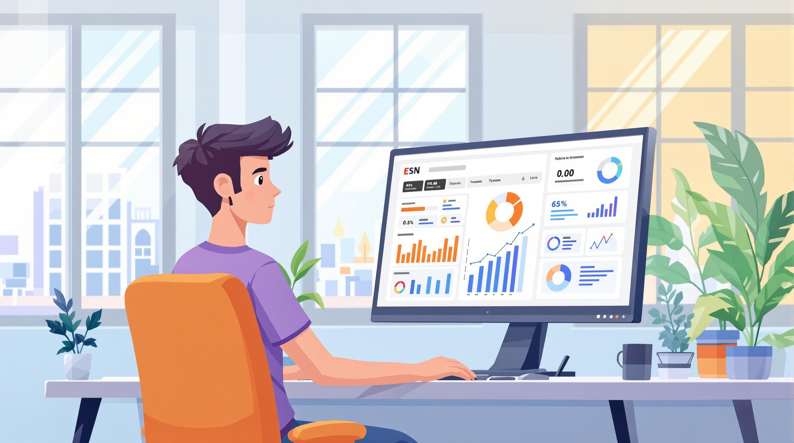 Développeur ESN créant une solution sur mesure
