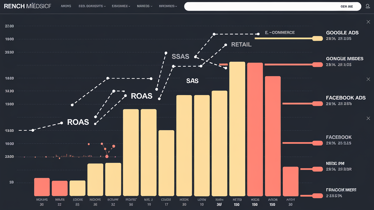graphique ROAS par secteur