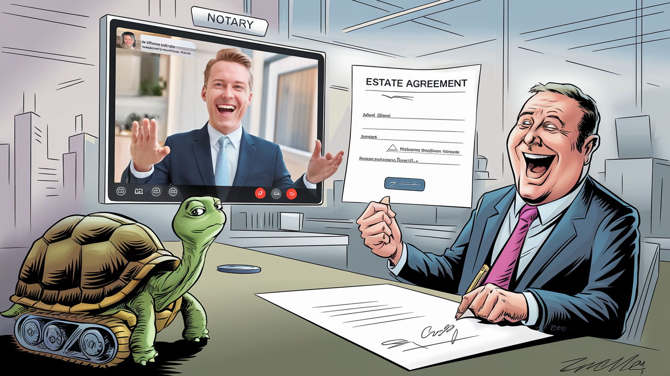 Compromis immobilier signé à distance avec Yousign, simplifiant les démarches notariales.