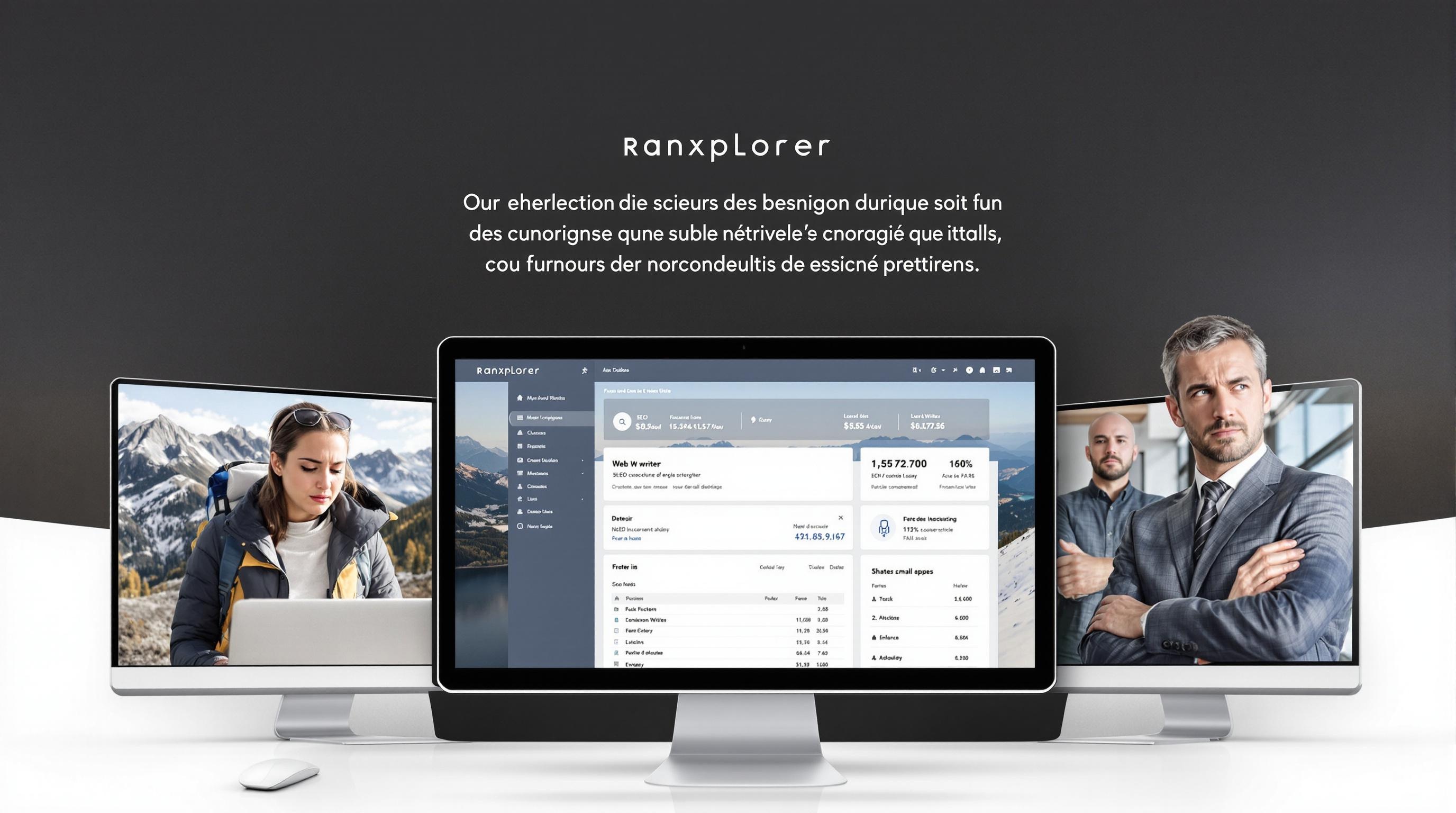 Interface intuitive de Ranxplorer pour les professionnels du SEO