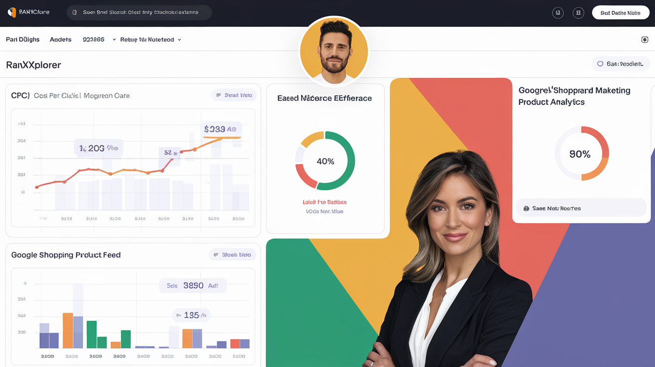 Dashboard CPC et Google Shopping de Ranxplorer