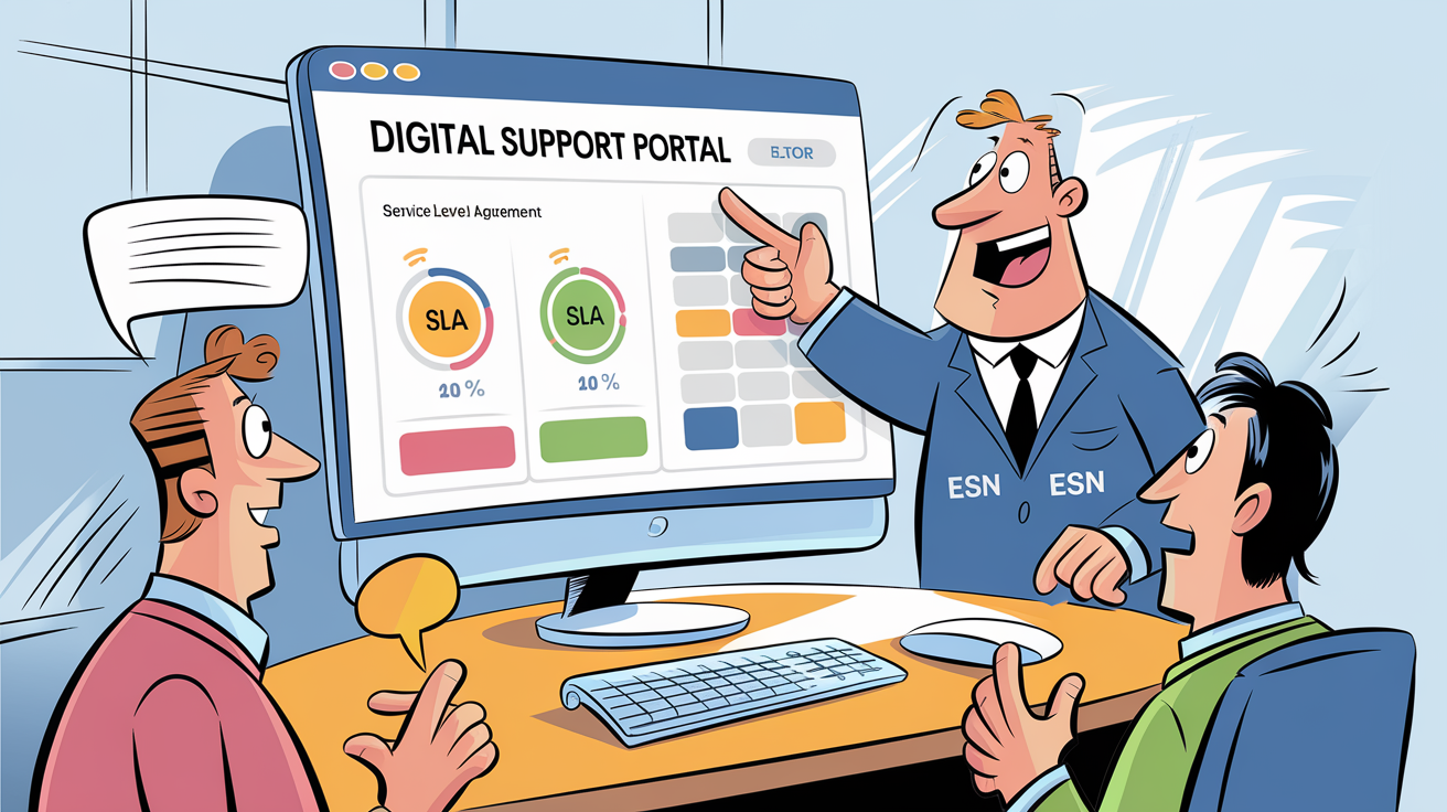 Technicien ESN assurant support et formation